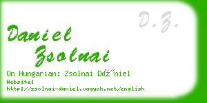 daniel zsolnai business card